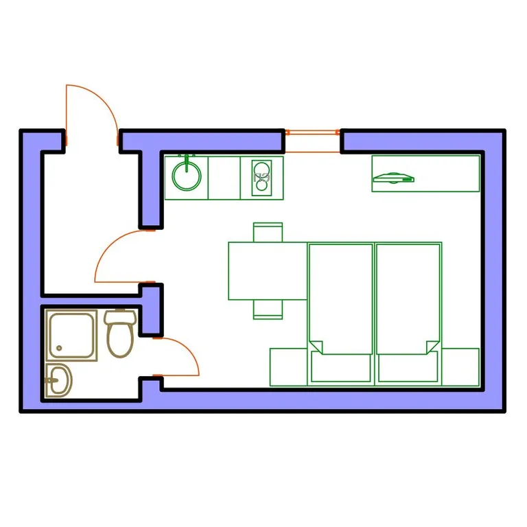 Апартамент двухместный номер 5