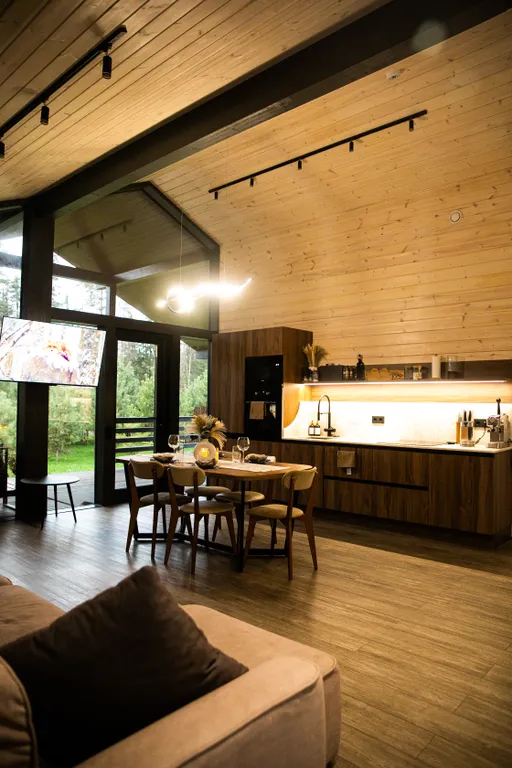 Дом с сауной и чаном