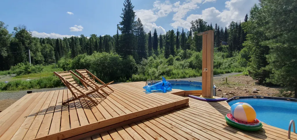 Новый Luxe Barn House с банным чаном