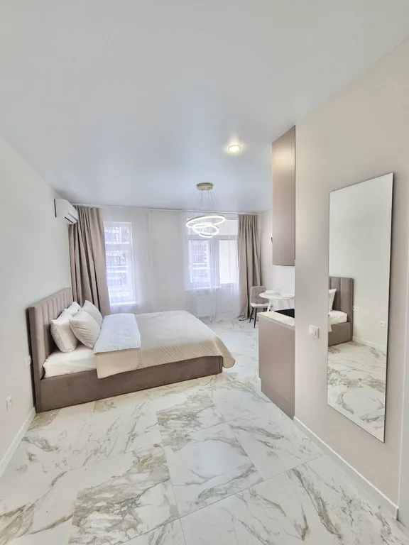 Квартира Квартира Новая уютная студия в современном жилом квартале Достояние — Краснодар