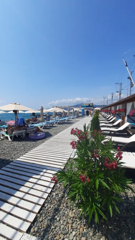 Квартира Квартира Студия на первом этаже с выходом на задний двор ЖК Резидент — Адлер