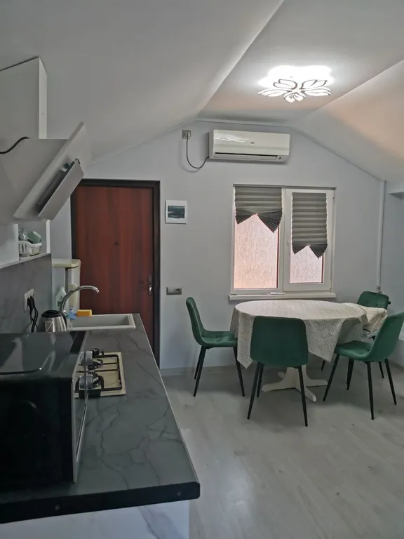 Современная студия с евроремонтом