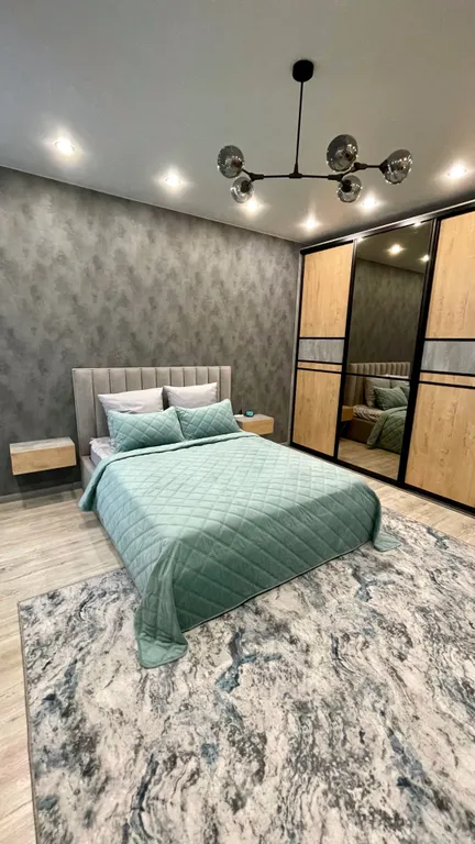 Уютная квартира в жк fiftyfifty с шикарным панорамным видом