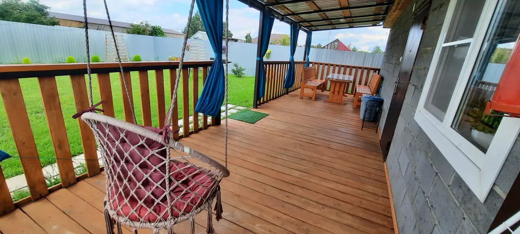 Комфортный дом отдельностоящий с большой террасой