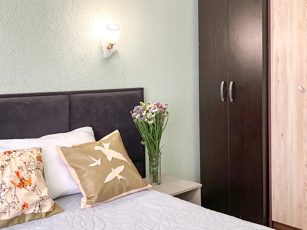 Семейный номер с кухней в центре