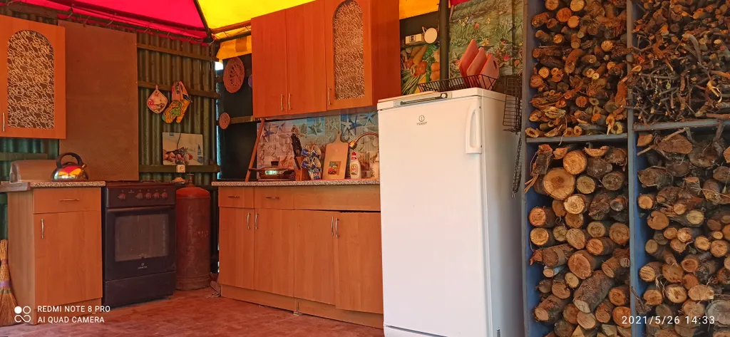 Двухкомнатный дом с личной кухней