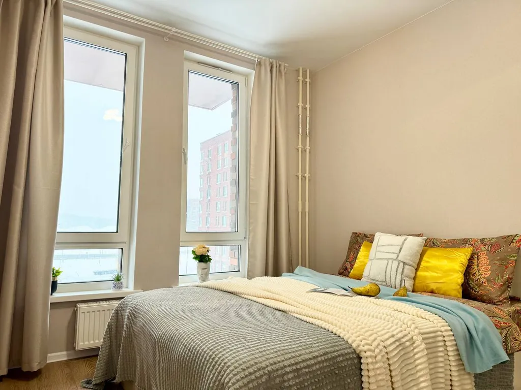 Уютная евро-двухкомнатная квартира в Лайково