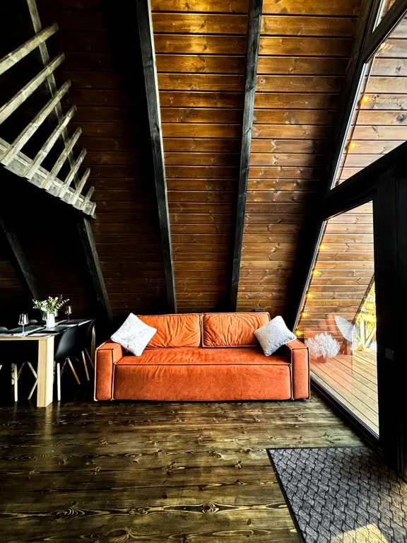 А-фрейм 1 домик на озере