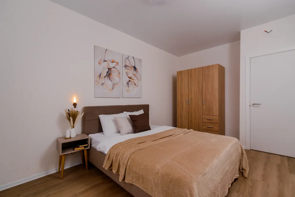 Просторная квартира с балконом