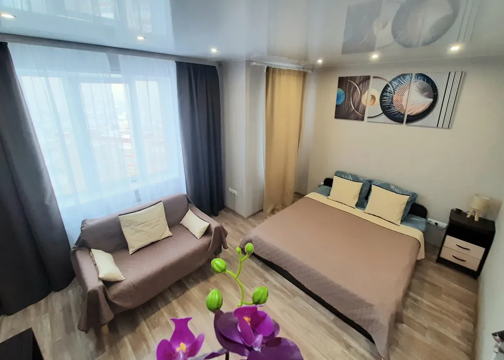 Вид на город с высоты птичьего полета