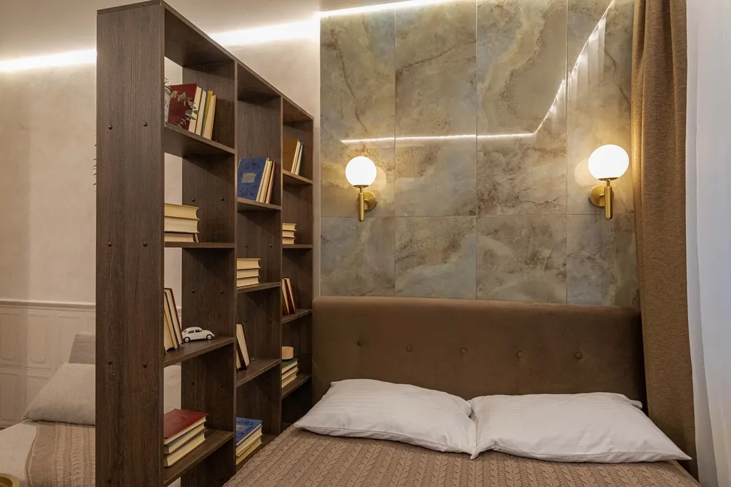 Квартира Тёплые и домашние апартаменты Library — Москва