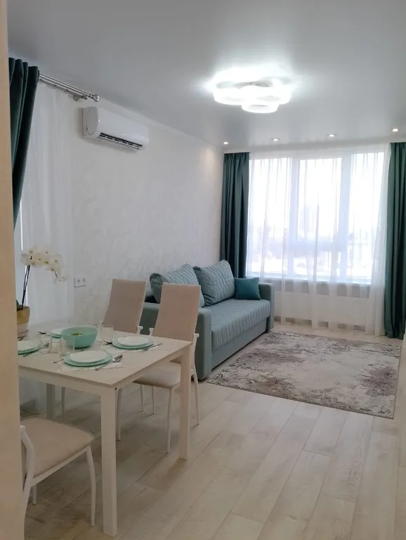 Новая евродвушка в 10 минутах езды от центра рядом с Волгой