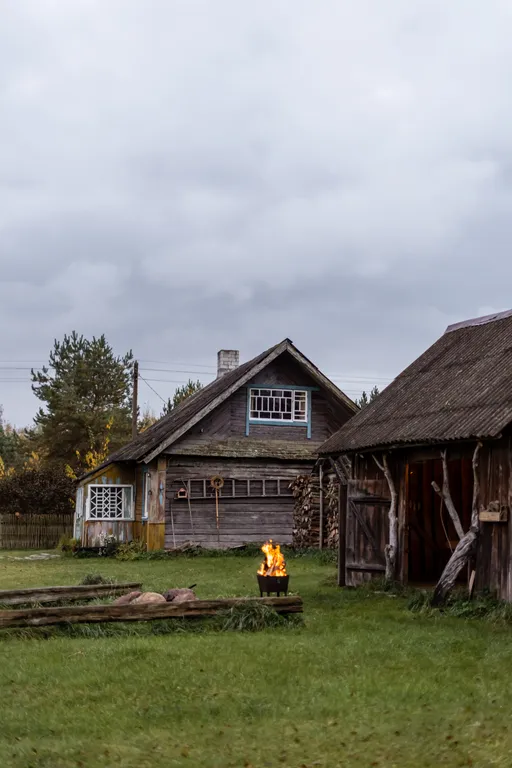Теремок домик в деревне