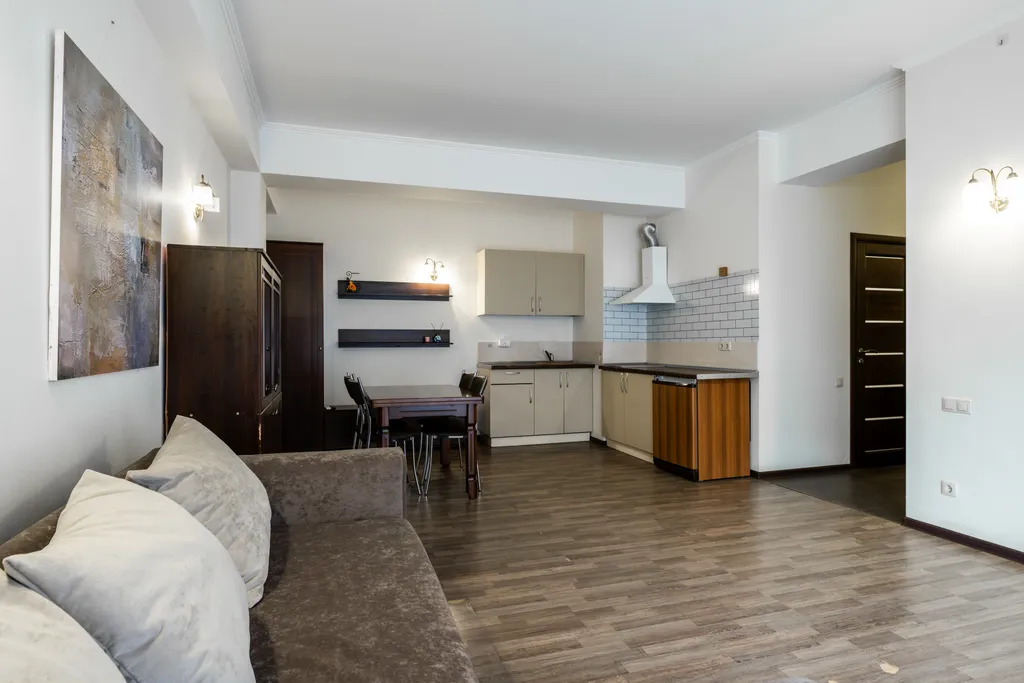 Апартаменты с балконом, 2 этаж, Семейное гнездышко с панорамой