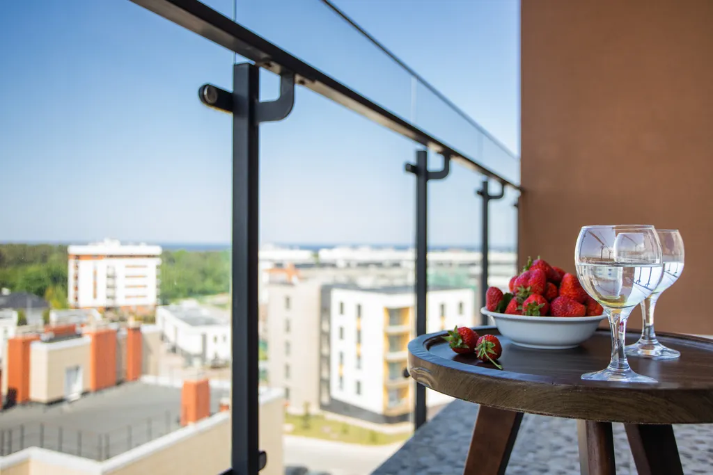 Двухкомнатные апартаменты с видом на море