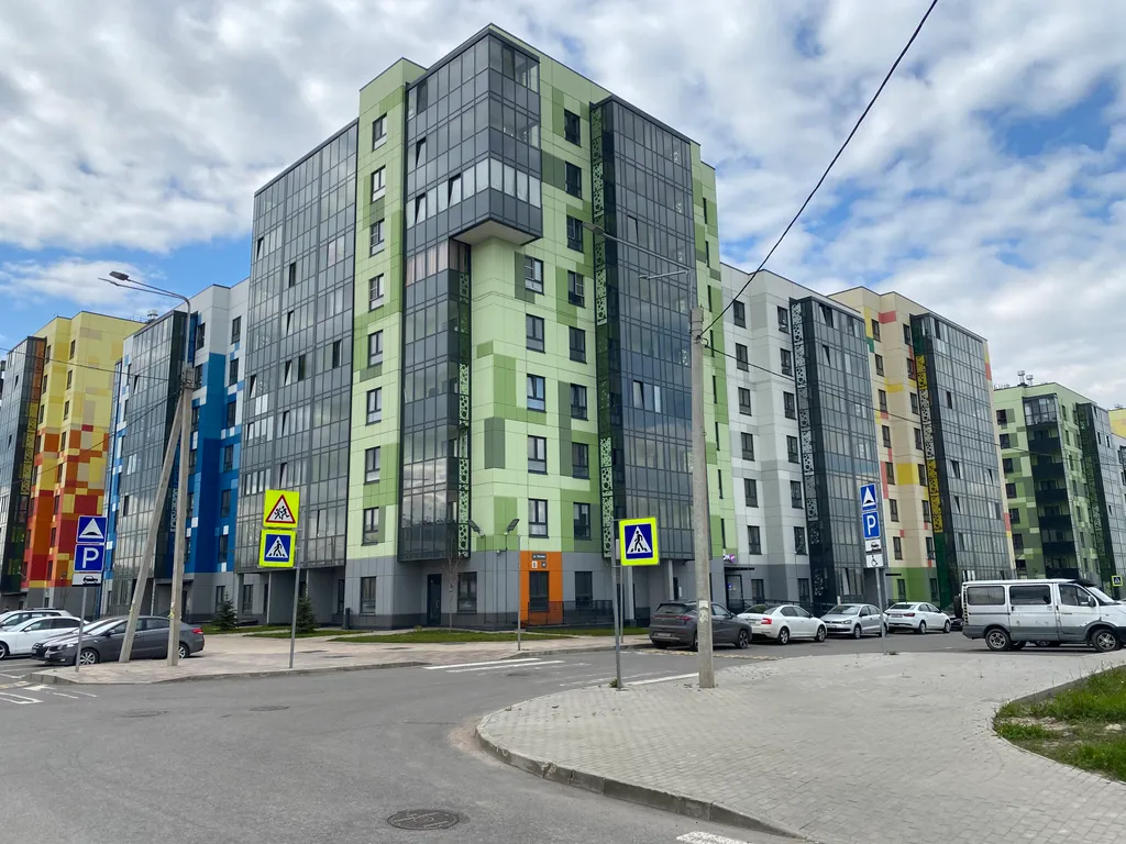 Квартира Квартира Дизайнерская студия в новом ЖК со свежим ремонтом, кондиционером и бойлером — Гатчина