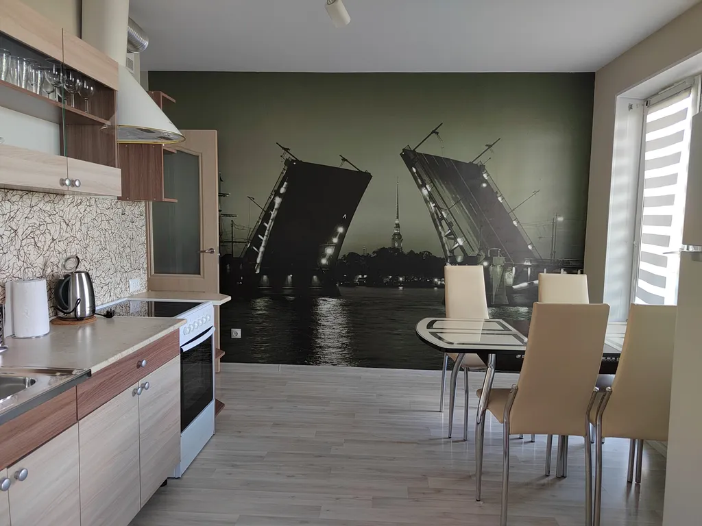 Квартира Апартаменты Трёхкомнатные у Экспофорума и Пушкина — Шушары