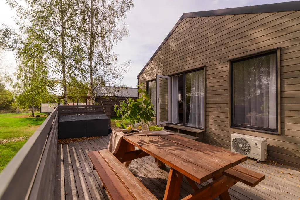 Уютный дом с 3 спальнями и кухней-гостиной