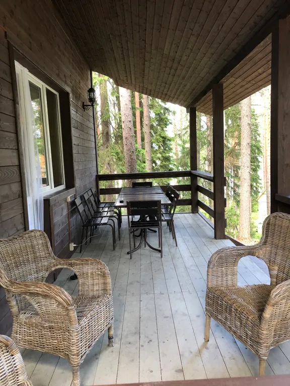 Карельская Дача Уютное шале с камином в сосновом бору, берег Сямозера