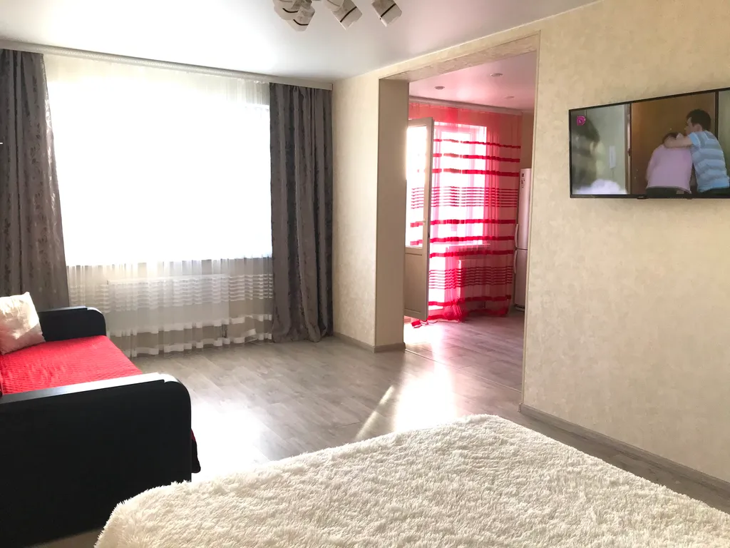 Студия на набережной с видом на Волгу