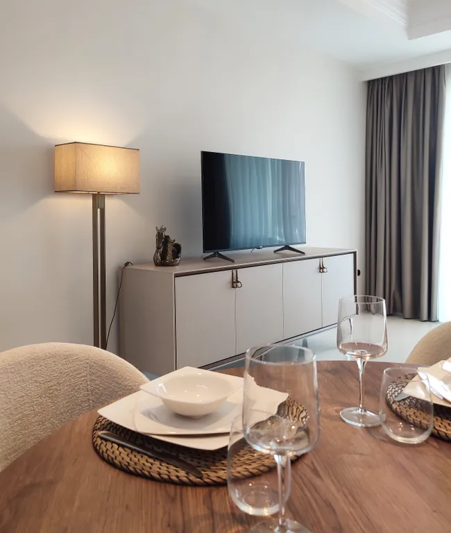 Просторная квартира 1+1 со всем необходимым в комплексе Azura world