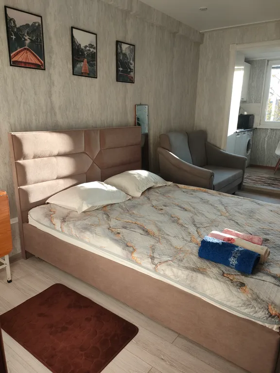 Уютная студия после ремонта в развитом районе