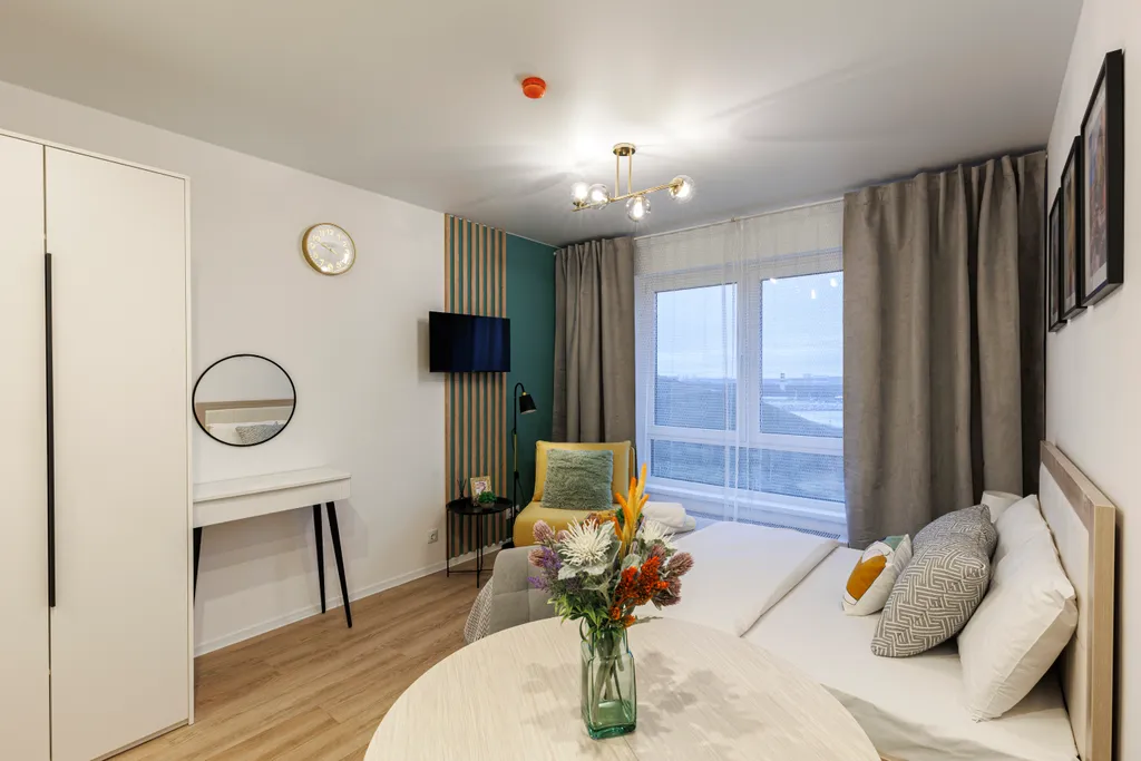 Новая студия Freedom Lemon Flat Vnukovo в 15 мин от аэропорта Внуково