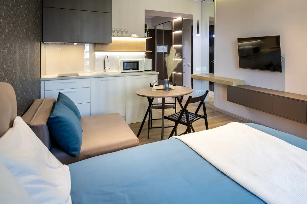 Дизайнерская студия рядом с морем