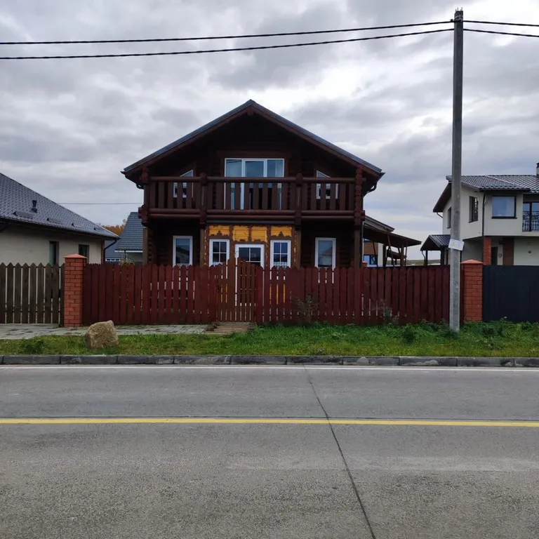 Экологический дом - сруб на побережье Балтийского моря