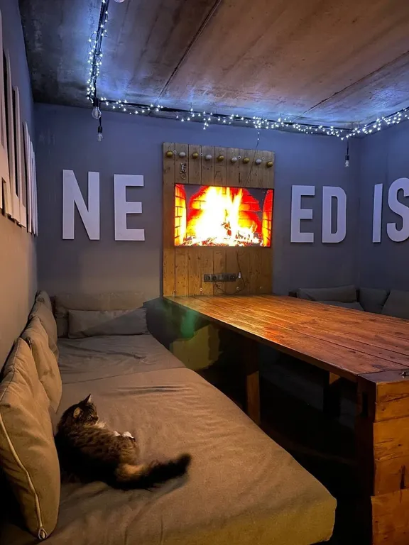 Дом с горячей купелью и баней в стиле Loft в центре Гродно