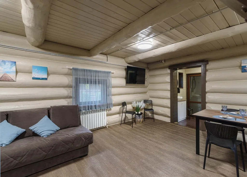 Дом 110m2 — чан, кухня, тёплый бассейн