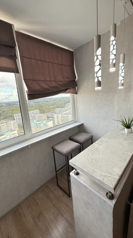 Уютная двухкомнатная квартира с шикарным видом с 24 этажа