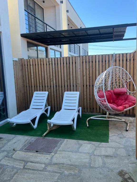 Коттедж на берегу Каспийского моря с парилкой во дворе