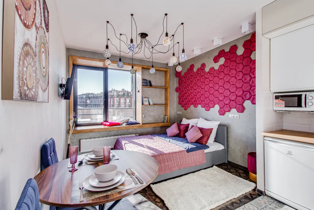 Квартира Квартира Стильная студия в ЖК Маяковский — Москва