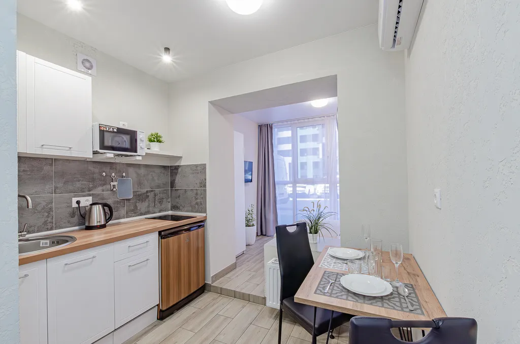 Студия в центре возле речного порта