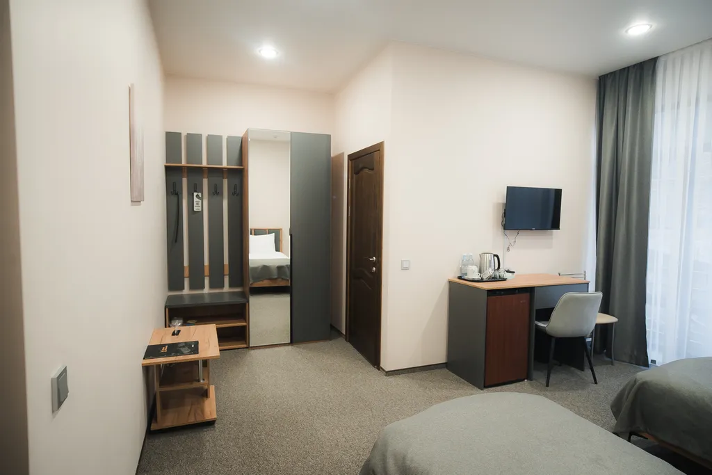 Квартира Квартира Двухместный номер с раздельными кроватями с видом на горы — Архыз