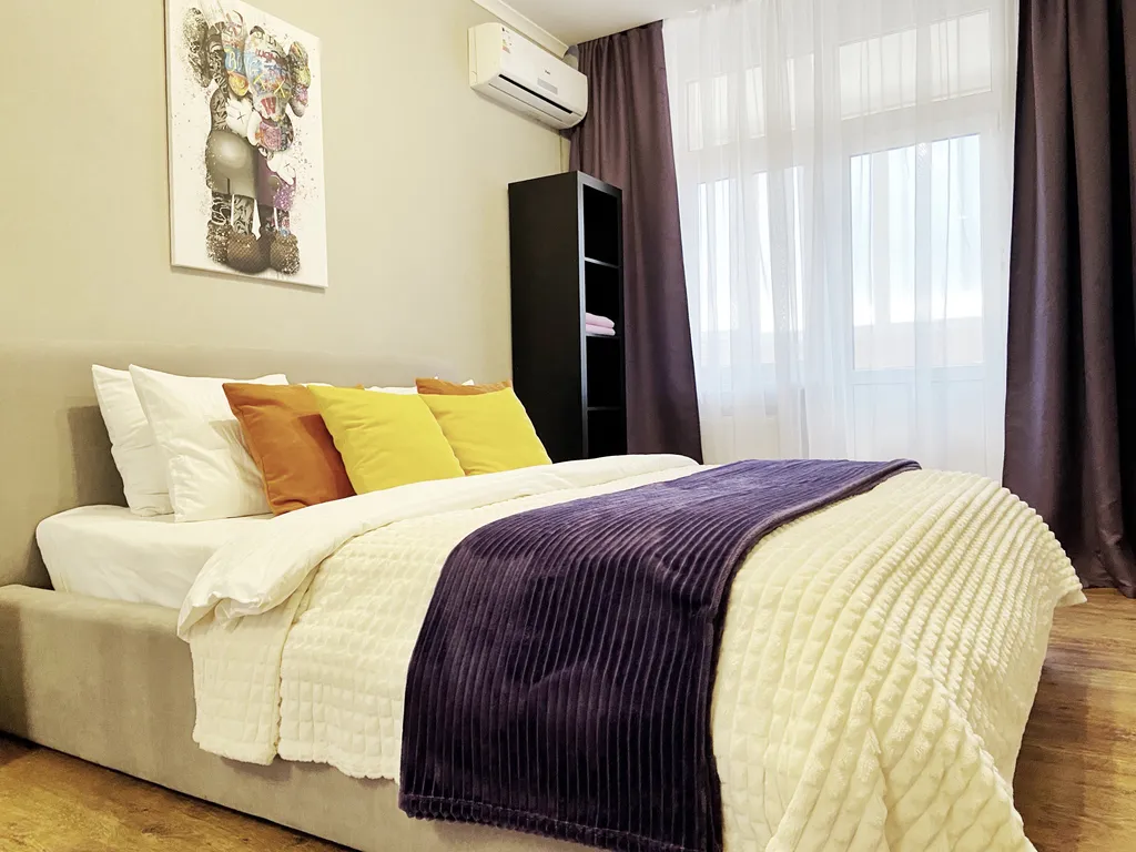 Уютная квартира с видом на стадион