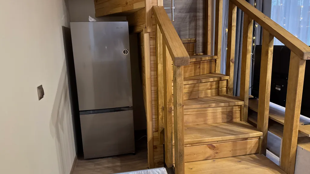 Дом Тихий Бор в березовом лесу