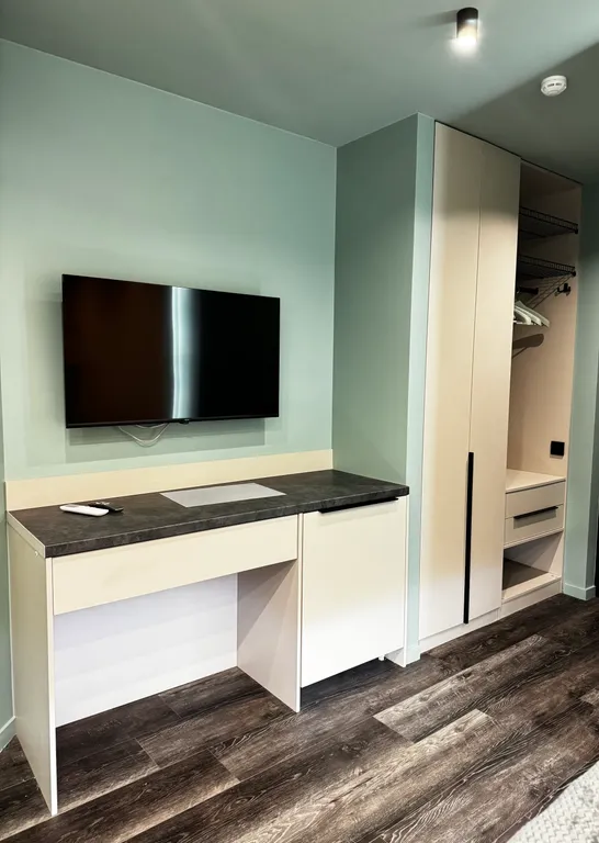 Студия с очень удобным расположением