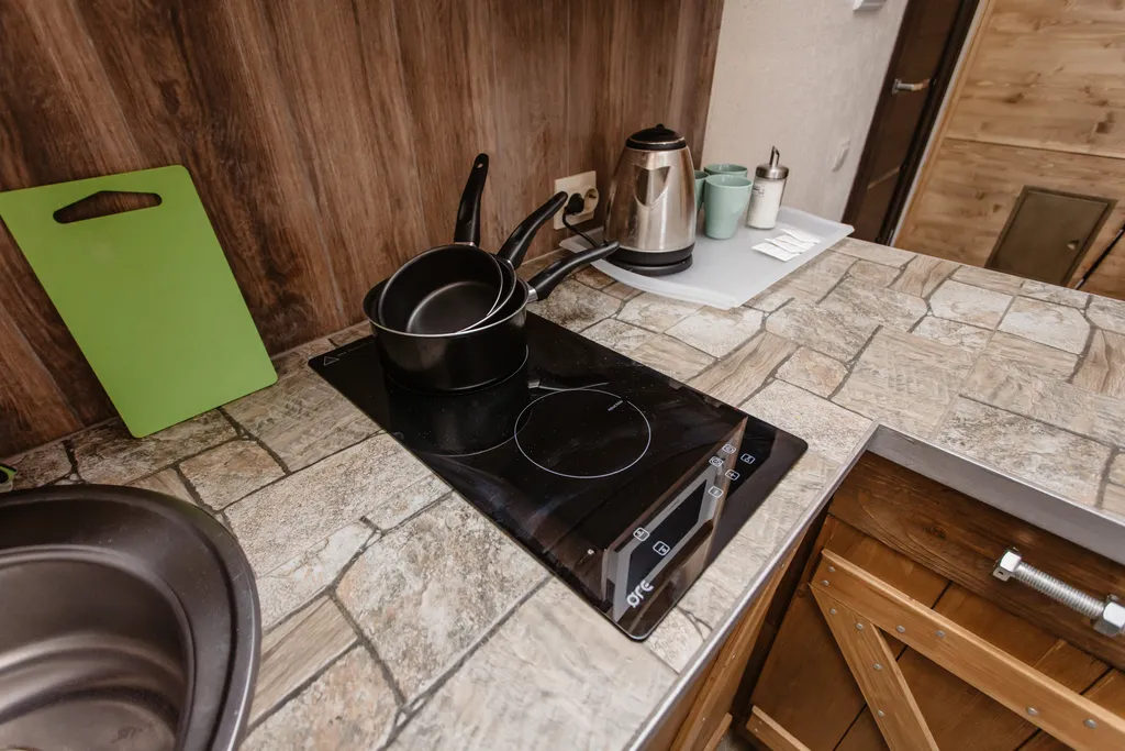 Студия # 3 с закрытой парковкой и мангалом