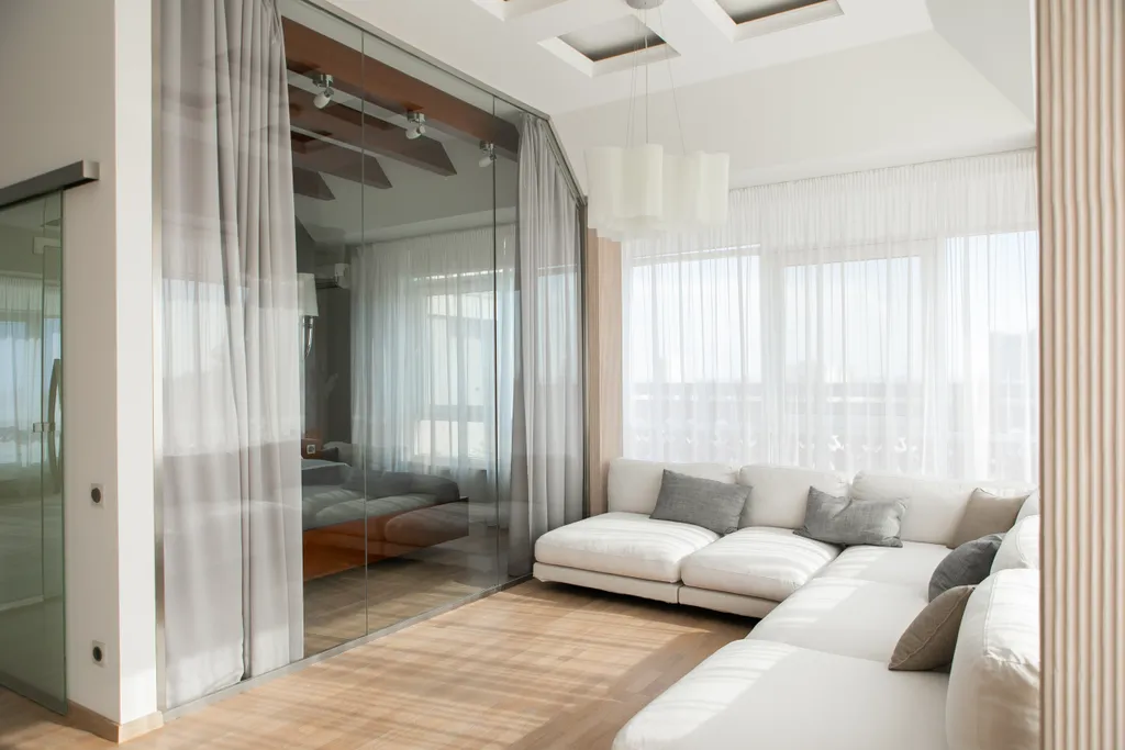 Апартаменты с терассой и с красивым видом на город