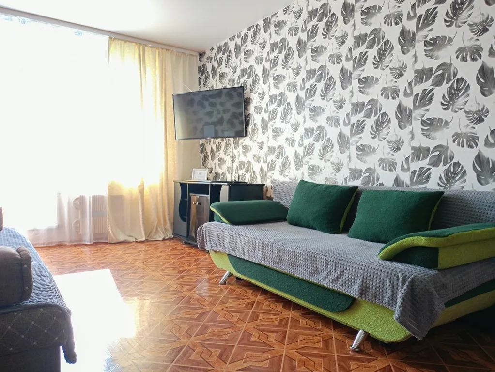 Центр, кровать, два дивана, теплая, чистая квартира