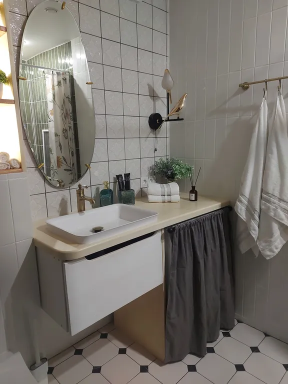 Однокомнатная квартира с дизайнерским ремонтом