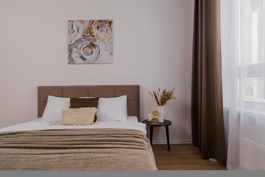 Просторная квартира с балконом