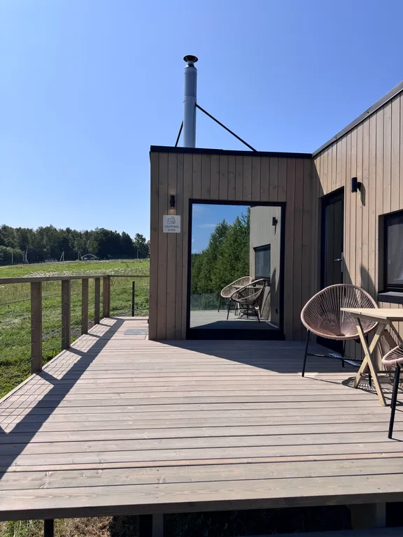 Уютный домик с баней на пруду