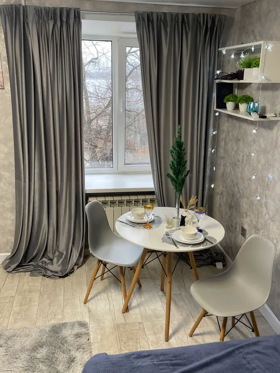 Студия с видом на реку и город в 5 минутах от центра города