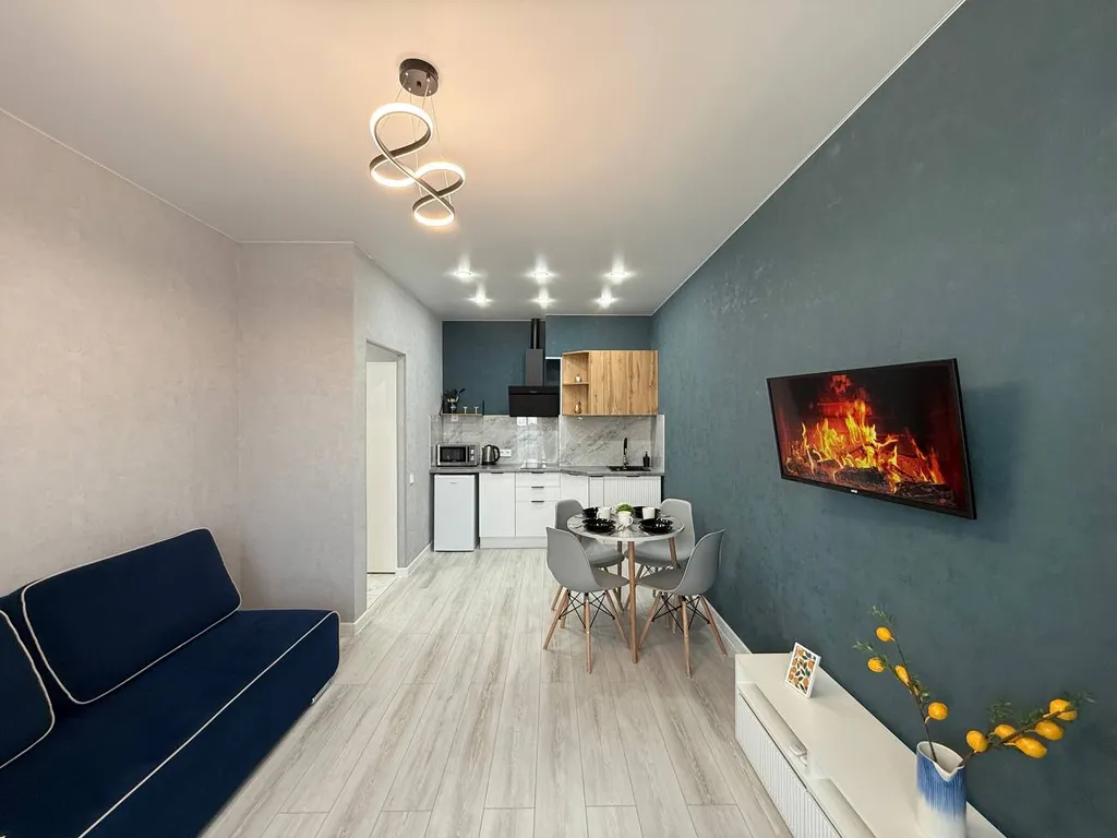 Просторная дизайнерская квартира возле аквапарка