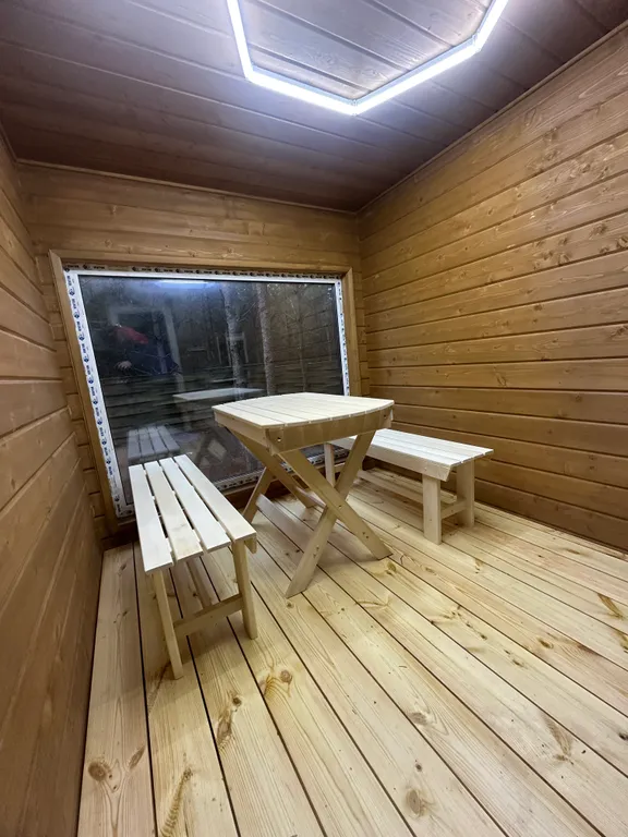 Дом 52m2 — чан, кухня, Wi-Fi