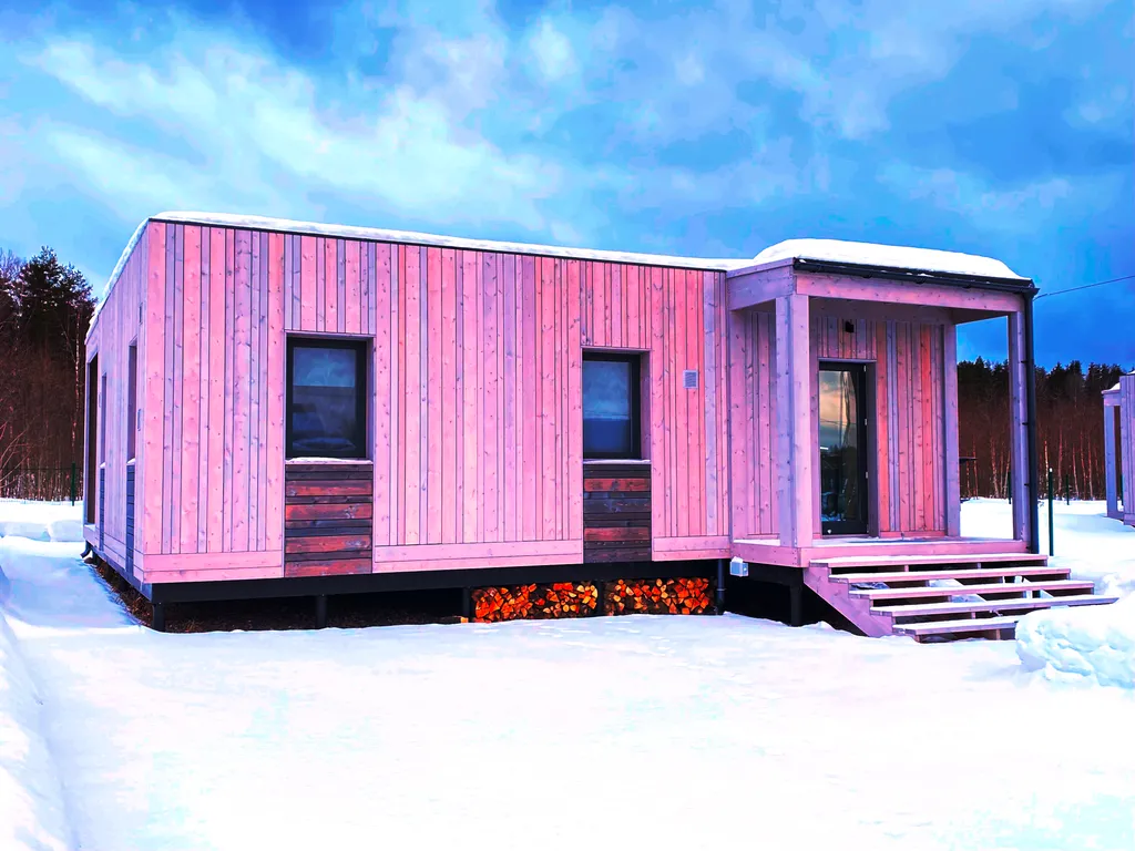 Коттедж Новый уютный дом с кондиционером на опушке леса в 20 минутах от города — Санкт-Петербург