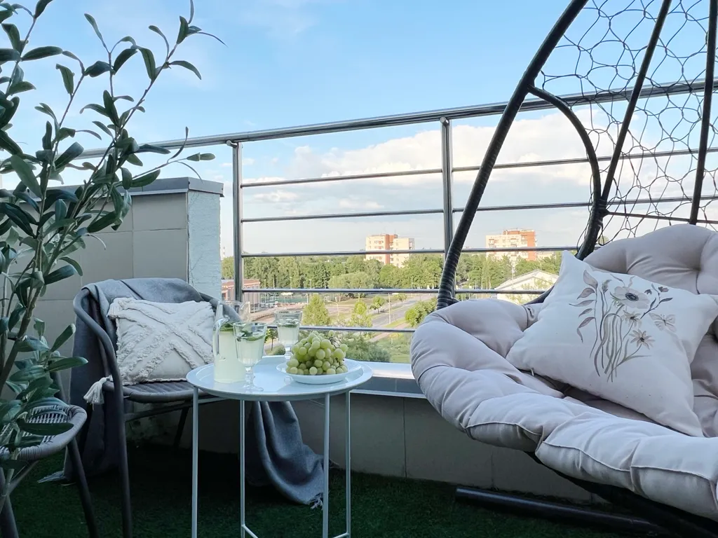 Квартира Комфортабельная квартира на мансарде с видовой террасой — Пушкин